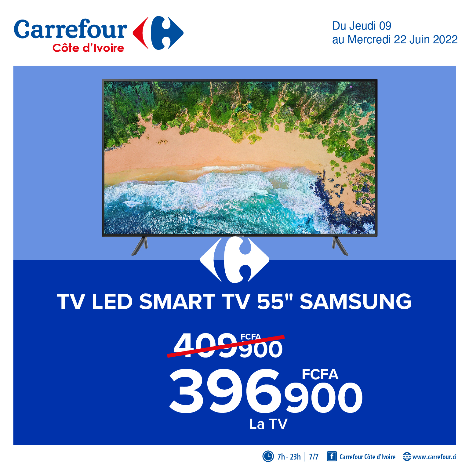 TV LED SMART SAMSNG 55 POUCES