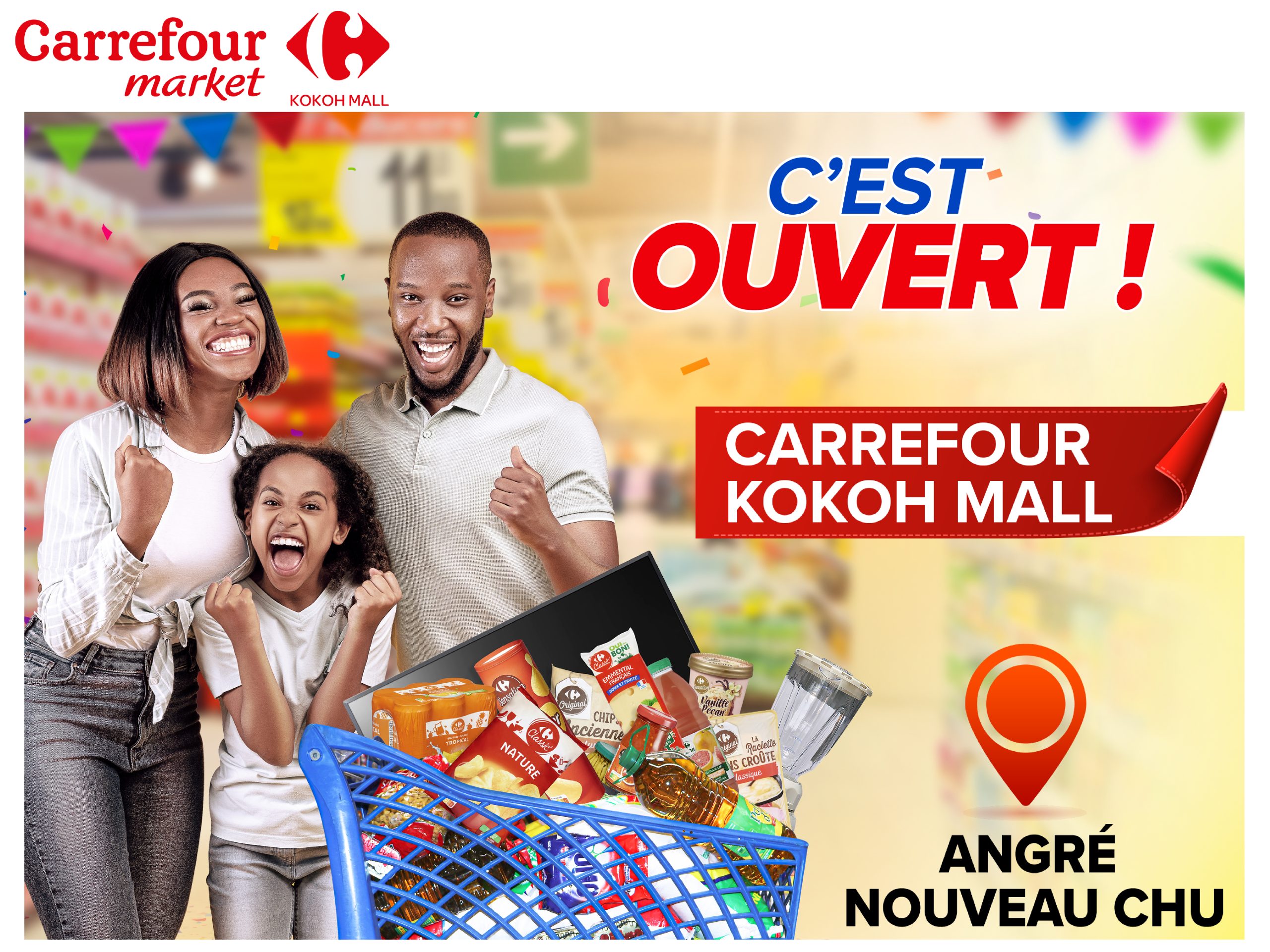 CFAO Consumer Retail ouvre un sixième supermarché Carrefour market à Abidjan