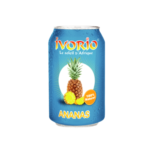 Ivorio Jus d’Ananas 100% Naturel 33cl