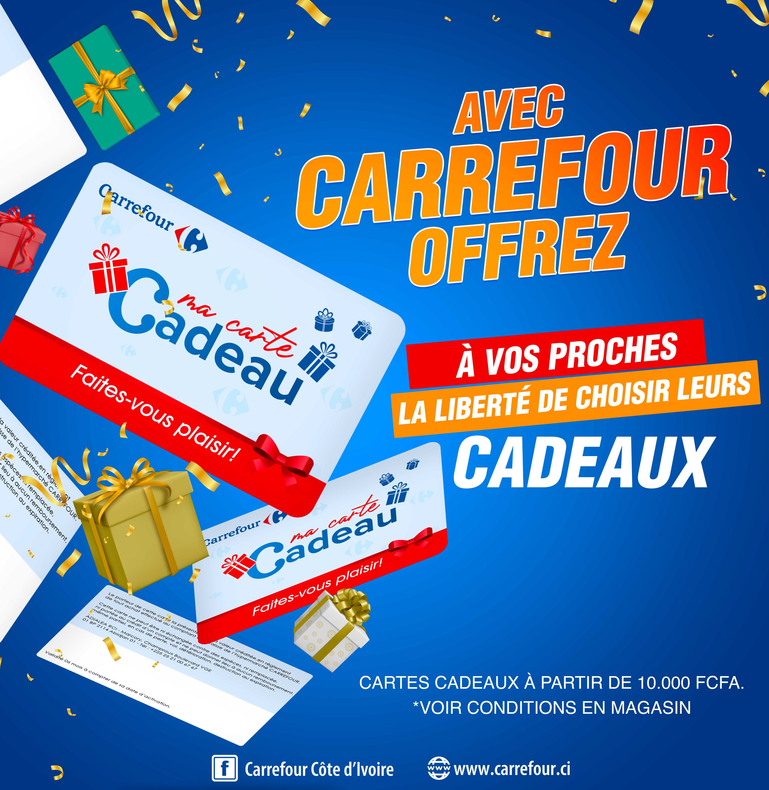 Offrez la Joie du Choix avec les Cartes Cadeau Carrefour