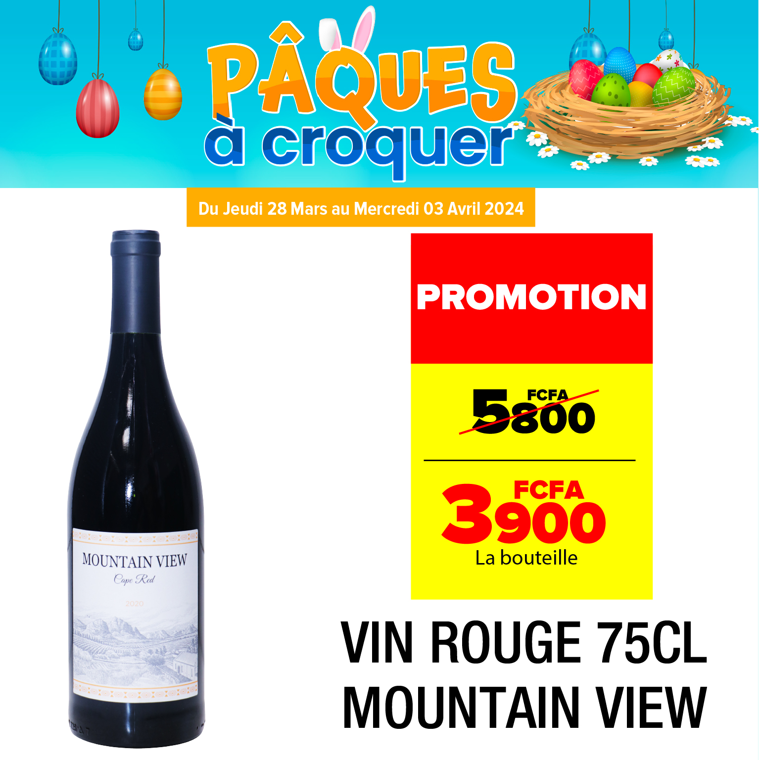 VIN ROUGE 75CL MOUNTAIN VIEW